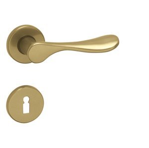 Kľučka na dvere GI - KLASIK - R BRM - bronz matný (F4) | MP-KOVANIA.sk