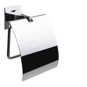 CB - FOREVER B2991 - Držiak na toaletný papier s krytom samolepiaci 3M CHL - chróm lesklý (CR) | MP-KOVANIA.sk