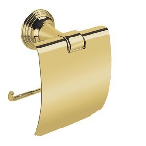 CB - HERMITAGE B3391 - Držiak na toaletný papier s krytom ZLL PVD - zlatá lesklá PVD (HPS) | MP-KOVANIA.sk