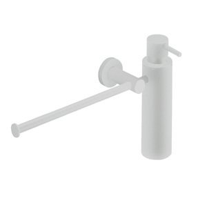 CB - PLUS W4975 - SET - Dávkovač mydla a držiak na uterák BIM - biela matná (BM) | MP-KOVANIA.sk