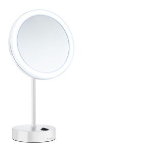 SO - OUTLINE FK484EWP - Zväčšovacie kozmetické zrkadlo s LED osvetlením BIM - biela matná | MP-KOVANIA.sk