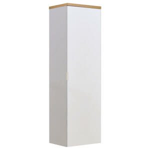 Xora PREDSIEŇOVÁ SKRIŇA, biela, farby duba, 60/190/40 cm