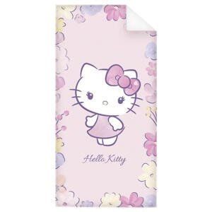 Herding BADETUCH HELLO KITTY, 75/150 cm, biela, pink