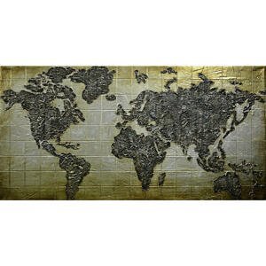 Monee OLEJOMAĽBA, mapa sveta, 150/70 cm