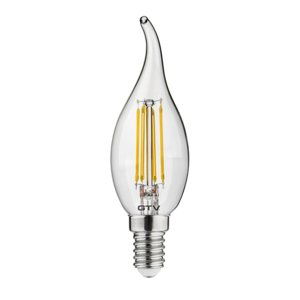 LED žiarovka GTV E14 4W LD-C35FL4-30L plamienková 3000K