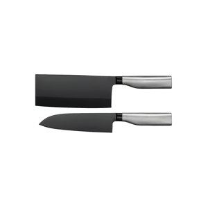 Súprava noža santoku a čínskeho kuchárskeho noža WMF Ultimate Black 1880109992 18,5 cm