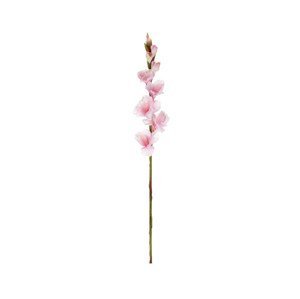 Umelá kvetina Gladiola 85 cm, ružová%