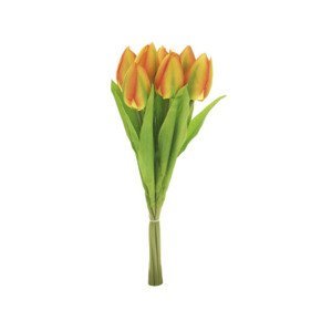 Umelá kytica Tulipány, žltá%