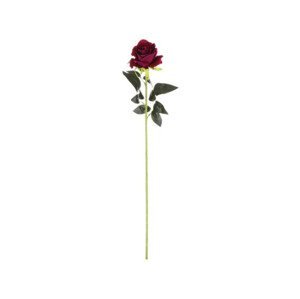 Umelý kvet Ruža 76 cm, fialová%