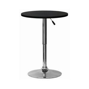 Okrúhly barový stôl Laurent 60 cm, čierny%