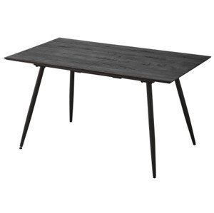 Rozkladací jedálenský stôl Boris 140x80 cm, šedý dub%
