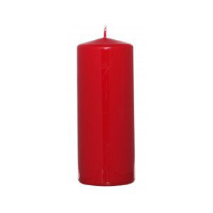 Valcová sviečka červená, 15 cm%