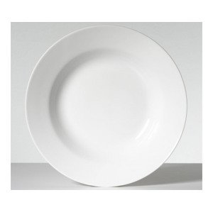 Hlboký tanier biely, 23 cm%