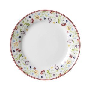 Dezertný tanier Shanti Doppio 20,5 cm, farebné kvety%