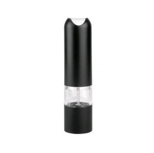 Elektrický mlynček na korenie / soľ LifeStyle 21 cm, čierny%