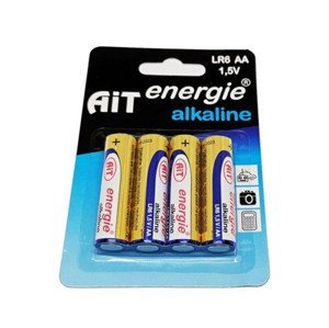Tužkové batérie (4 ks) Alkaline LR6 AA%