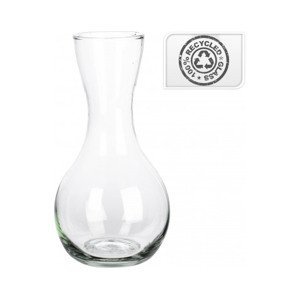 Váza/karafa 1,5 l, recyklované sklo%