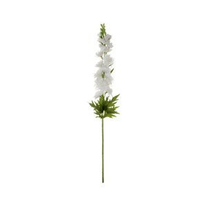 Umelá kvetina Ostrožka 70 cm, biela%