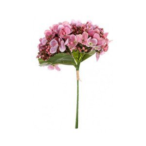 Umelá kytica Hortenzia, ružová%