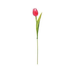 Umelá kvetina Tulipán 43 cm, červený%