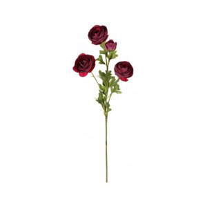 Umelá kvetina Pivonka 70 cm, bordó%