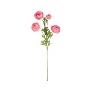 Umelá kvetina Pivonka 70 cm, svetlo ružová%