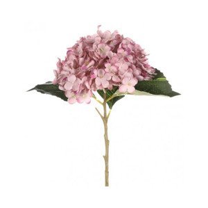 Umelá kvetina Hortenzia 50 cm, ružová%