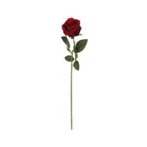 Umelá kvetina Ruža 52 cm, červená%