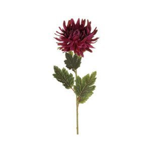 Umelá kvetina Chryzantéma 60 cm, tmavo fialová%