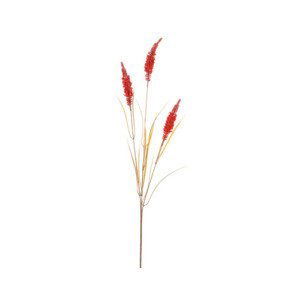 Umelá kvetina Vetva pšenice 75 cm, oranžová%