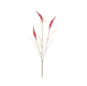 Umelá kvetina Vetva pšenice 75 cm, ružová%