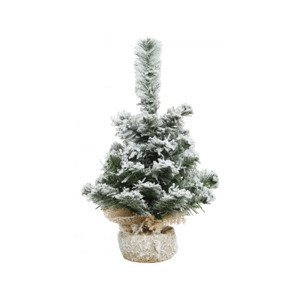 Vianočný zasnežený stromček malý, 35 cm%