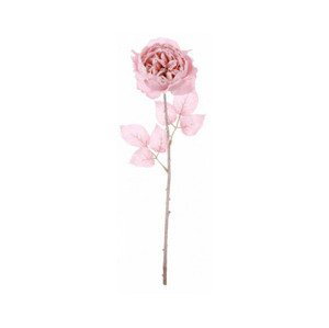 Umelá kvetina Anglická ruža 51 cm, ružová%