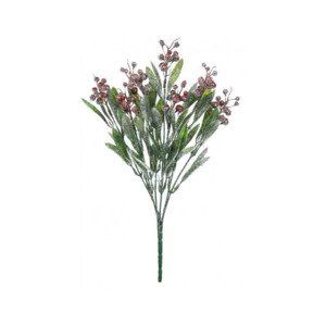 Umelá kvetina Omrznuté vianočné imelo, 34 cm%