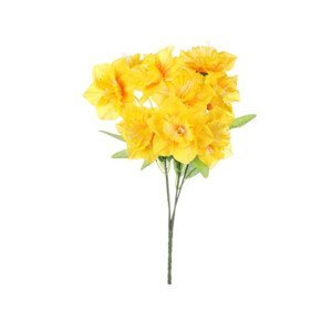 Umelý kvet Narcisy 30 cm, žltá%