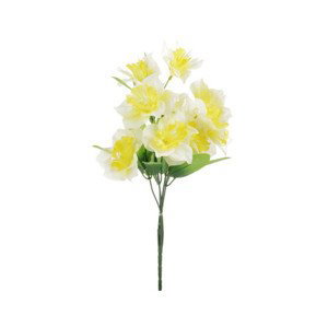 Umelý kvet Narcisy 35 cm, svetlo žltá%
