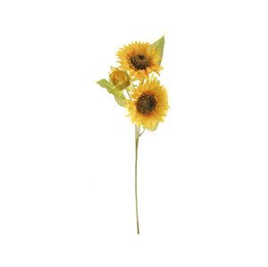 Umelý kvet Slnečnica 60 cm, žltá, 3 kvety%