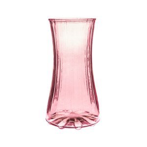 Sklenená váza Nigella 23,5 cm, ružová%