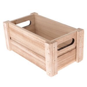 Úložný box drevený, 21,5x12,5x9,5 cm%