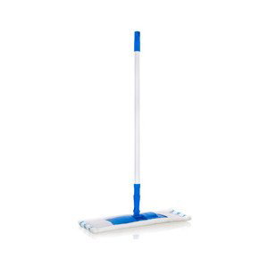 Podlahový mop Brilanz 68-120 cm, modro-biely%