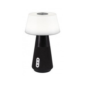 Stolová LED lampa DJ 28 cm, bluetooth, antracitová/biela%