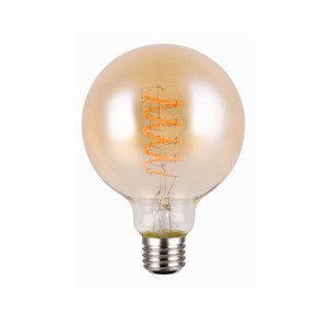 Žiarovka LED-LM E27, G95, 4 W, 200 lm%
