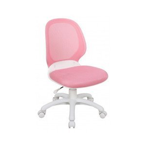 Detská stolička Jerry, biela/ružová%