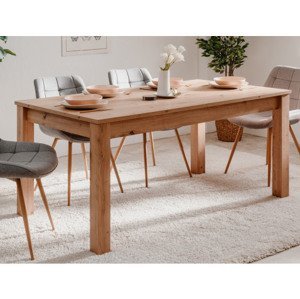 Rozkladací jedálenský stôl Bergen 160x90 cm, dub artisan%