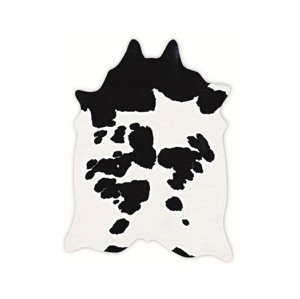 Imitácia kravskej kože čiernobiela, 120x150 cm%