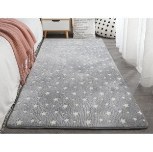 Detský koberec svietiaci v tme Glow 80x150 cm, hviezdičky%