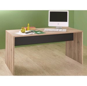 Písací stôl Cariba, dub san remo/grafit%
