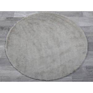 Okrúhly koberec Rabbit 60 cm, strieborný%