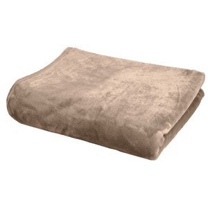 Flanelová deka Cashmere Touch 150x200 cm, béžová%