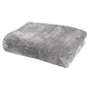 Flanelová deka Cashmere Touch 150x200 cm, strieborná%